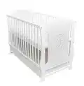 Dedstore-Baby - Lettino per bambini, con cassetto convertibile, 120 x 60 cm, colore: Bianco