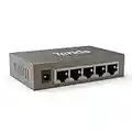 Tenda Switch Ethernet 5 Ports Gigabit 10/100/1000 Mbps, Switch RJ45 de Réseau Domestique, Switch Gigabit de Bureau, Plug & Play, Aucune Configuration Requise, Cadre Métallique (TEG1005D)