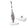 Shark S3504AMZ Steam Pocket Mop Hard Floor Cleaner with 1 Rectangle and 1 Triangle Mop Head, Natural Powerful Steam, Easy Maneuvering, Triangle & Rectangle Washable Pads, Quick Drying, Purple
