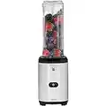 WMF Kult X Mix & Go Mini Smoothie Maker, Standmixer, Blender elektrisch, Shake Mixer 300 Watt, Tritan-Kunststoff Flasche