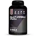 L-Glutammina Pura | Stimola aumento GH ormone della crescita | Diminuisce fatica post allenamento | Integratore di Glutamina Amminoacido Made in Italy | 120 compresse T-Rex Integratori