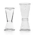 Cocktail Jigger Dual Spirit Measure Cup Set,INRIGOROUS Dual Spirit Measure Cup Peg Measuring Cup for Bar Party Wine Cocktail Drink Shaker 10ml/20ml & 20ml/40ml