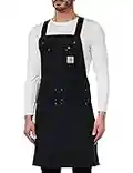 Carhartt mens Firm Duck Apron, Black, OFA