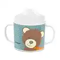 Sterntaler Taza con asa y accesorio para beber, Oso Ben, Edad: Para bebés a partir de 6 meses