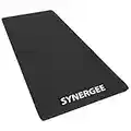 Synergee Exercise Equipment Mats. High Density Floor Mats for Indoor Fitness Training Equipment. Works Great with Cycling Bikes, Spinning Bikes, Treadmills or Rowers. Available in 3 Sizes.