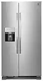 Kenmore 36" Side-by-Side Refrigerator and Freezer with 25 Cubic Ft. Total Capacity, Stainless Steel
