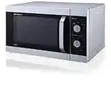 SHARP YC-MS31U-S 23 Litre 900W Manual control Microwave, 5 power levels, defrost function, LED cavity light - Silver