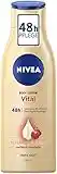 Nivea Vital Lait hydratant pour le corps, 250 ml - Soja & Grenade - Soin intensif pour peaux matures