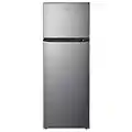 Galanz GLR12TS5F Refrigerator, Dual Door Fridge, Adjustable Electrical Thermostat Control with Top Mount Freezer Compartment, 12.0 Cu.Ft, Stainless Steel, 12