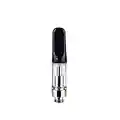 (5 Stück) CBD nachfüllbar Vape Patrone (0,5ml) Verdampfer (510er Gewinde) für CBD und dickes Öl Vape Stift Kompatibel mit kanavape, Bud Touch, o. Pen (schwarz)