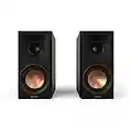 Klipsch Reference Premiere RP-500M II Bookshelf Speaker Pair with Larger 90° x 90° Hybrid Tractrix® Horn, 1” Tweeter, 5.25” Cerametallic Woofers for Room-Filling Home Theater Sound in Ebony