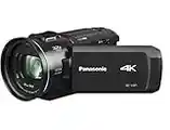 Panasonic HC-VX1 - Videocámara Semi-Profesional de 24x, O.I.S de 5 Ejes, Objetivo Leica F1.8 - F4, Zoom 25 mm - 600 mm, 4K, HD, Color Negro