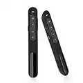 Wireless Presenter, 2.4GHz USB Control Presentation Clicker PPT PowerPoint Remote for Mac, Keynote, Laptop, Google Slides - Support Hyperlink and Volume Control