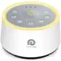 White Noise Machine-Dreamegg Sound Machine for Sleeping&Relaxing,24 Non-Looping HIFI Sounds, 3 Auto-off Timer,Soothing Night Light,Noise Machine for Baby/Kid/Adults/Office, USB or AC Powered