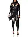 Dreamgirl Women's Catwoman Costume, Black, Large