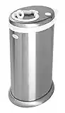 Ubbi Limited Edition, Money Saving, No Special Bag Required, Steel Odor Locking Diaper Pail, Chrome, 3.18 ounces