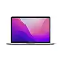 Apple 2022 MacBook Pro Laptop with M2 chip: 13-inch Retina Display, 8GB RAM, 256GB ​​​​​​​SSD ​​​​​​​Storage, Backlit Keyboard, FaceTime HD Camera. Works with iPhone and iPad; Space Grey; English