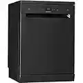 Freestanding Standard Dishwasher, 14 Place Settings, 7 Programs, Black