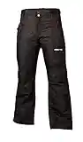 Arctix Youth Snow Pants with Reinforced Knees and Seat, Black, Large Regular