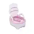 Yqs Vasino per Bambini Vasino Toilet Bowl Formazione Pan Bambini sedili WC Portatile Orinatoio Schienale Carino Pot for Il Bambino Scherza igienici (Color : Pink)