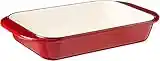 Cuisinart CI1136-24CR Chef's Classic Enameled Cast Iron 14-Inch Roasting/Lasagna Pan, Cardinal Red