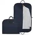 Custodia Porta Abiti 60 x 100 cm Borsa Porta Abiti Copriabiti Antipolvere con Cerniera Lampo e Manici Borsa per Vestiti per Abiti Avanzate Tessuto Oxford (Blu Scuro)