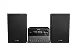 Philips Mini Impianto Stereo con Bluetooth/Sistema Hi-Fi, DAB+, Radio FM, USB, Lettore CD, Lettore MP3, Altoparlanti Bass-Reflex, Controllo Audio Digitalel, 18 W/Philips Stereo Casa TAM3505/12