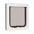 Cat Mate Lockable Cat Flap, Easy Fitting, Fast Installation, Extremely Durable, Tamper Proof, Draught Excluder, Weatherproof, Convenient, Silent - White