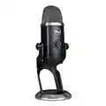 Blue Microphones Yeti X, Micro USB à Condensateur Pro pour Enregistrement, Gaming, Streaming, Podcast, Micro PC / Mac, Micro Gaming avec Indicateur Haute Résolution, LED, Effets Blue VO!CE - Noir