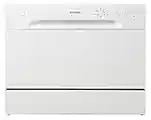 Danby DDW621WDB Countertop Dishwasher with 6 Place Settings, 6 Wash Cycles and Silverware Basket, Energy Star-Rated with Low Water Consumption and Quiet Operation