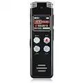 64GB Digital Voice Recorder Voice Activated Recorder with Playback - Upgraded Tape Recorder for Lectures, Meetings, Interviews, Audio Recorder USB Charge, MP3