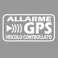 StickersLab - Adhesivos de alarma GPS satélite antirrobo para evitar robos de coches, motos, camiones, caravanas. 10 unidades (6 x 3 cm)