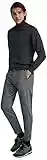 Springfield Pantalón chino slim fit, Pantalones de vestir Hombre, Gris Oscuro (Dark Grey), M