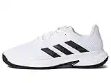 adidas Men's CourtJam Control Tennis Shoe, White/Core Black/White, 9.5