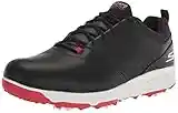 Skechers Men's Go Torque Pro Waterproof Golf Shoe Sneaker, Black/Red, 10 Wide