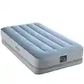 Intex 64166NP - Colchón hinchable INTEX Dura Beam Plus, cama inflable individual, cama hinchable 90, medidas 99x191x36 cm, colchón autoinflable, con bomba integrada