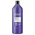 Redken Blondage Color Depositing Purple Conditioner | For Blonde Hair | Neutralizes Brass & Moisturizes Hair | With Pure Violet Pigments | 33.8 Fl Oz