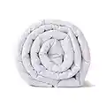 RelaxBlanket Weighted Blanket | 60''x80'',15lbs | for Individual Between 140-190 lbs | Premium Cotton Material with Glass Beads | White