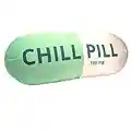 MRJ Products Chill Pill Pillow - Green Preppy Cute Trendy Room Decor Aesthetic Throw Pillows, College Dorm Teenager Y2K Teacher Doctor Nurse Lawyer Student Friend Sister Birthday for her