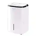 Honeywell 50 Pint Energy Star Dehumidifier with Pump for Basements & Large Rooms Up To 3,500 Sq. Ft. with Mirage Display, Washable Filter to Remove Odor and Filter Change Alert