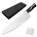 Wanbasion Chef Knife Stainless Steel Knives, High Carbon Steel Kitchen Knife, Professional Chef Knife 8 inch with Finger Guard