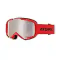 Atomic Savor M AN5105678 Gafas de esquí all-mountain para una luminosidad moderada, montura mediana, marco live fit, unisex adulto, talla única, rojo-azul/plata