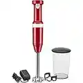 KitchenAid Cordless Variable Speed Hand Blender - KHBBV53, Empire Red