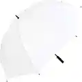 iX-brella Parapluie léger en fibre de verre pour 2 personnes XXL, Blanc. (Blanc) - .