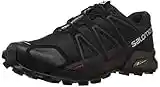 SALOMON Speedcross 4, Scarpe da Ginnastica Basse Uomo, Nero Black Metallic, 43 1/3 EU