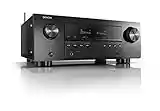 Denon AVR-S960H ricevitore AV 7.2 canali, amplificatore Hi-Fi, compatibile con Alexa, 6 ingressi HDMI e 2 uscite, 8K HDMI, Bluetooth, WLAN, streaming musicale, Dolby Atmos, AirPlay 2, HEOS Multiroom