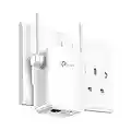 TP-Link AC1200 Universal Dual Band Range Extender, Broadband/Wi-Fi Extender, Wi-Fi Booster/Hotspot with 1 Ethernet Port and 2 External Antennas, Built-in Access Point Mode, UK Plug (RE305)