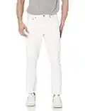 Amazon Essentials Men's Slim-Fit Stretch Jean, Bright White, 38W / 30L