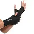 Copper Compression Arthritis Gloves - Orthopedic Brace - Copper Infused Fingerless Glove for Arthritis Pain. For Women & Men