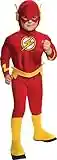 Rubie's DC Comics Deluxe Muscle Chest The Flash Child's Costume, Toddler, Multicolor